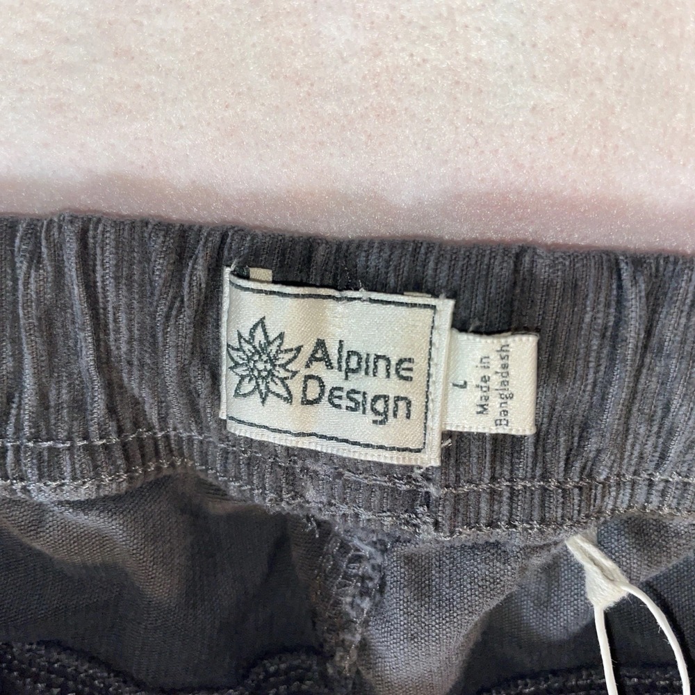 Alpine Design Women's Cord Corduroy, Hike Pants, Large, Deep Slate - Picture 5 of 10